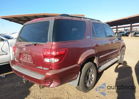 2006 Toyota Sequoia Sr5 V8 из США, поврежденный, VIN 5TDBT44A26S273635